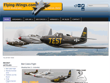 Tablet Screenshot of flying-wings.com
